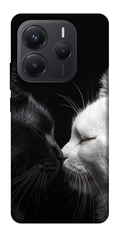 Чехол itsPrint Black and white cats для Xiaomi Redmi Note 14 5G, животные, купить оптом с доставкой