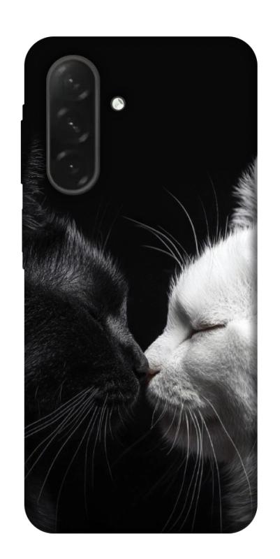 Чехол itsPrint Black and white cats для Samsung Galaxy A26 5G, животные, купить оптом с доставкой