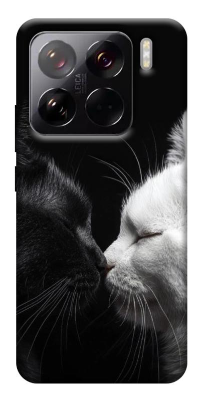 Чохол itsPrint Black and white cats для Xiaomi 15 Pro, тварини, купити оптом з доставкою