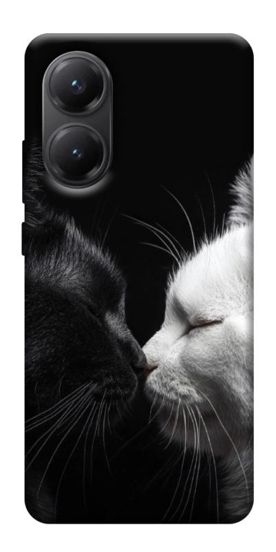 Чохол itsPrint Black and white cats для Xiaomi Poco X7 Pro, тварини, купити оптом з доставкою