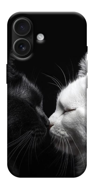 Чехол itsPrint Black and white cats для Apple iPhone 17 (6.3"), животные, купить оптом с доставкой
