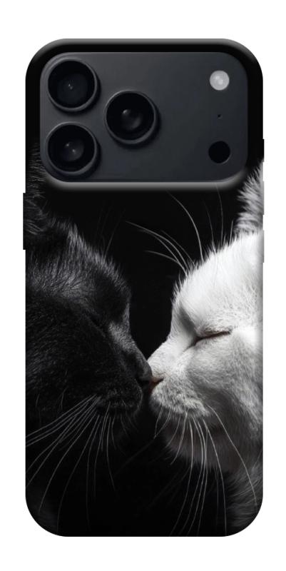 Чехол itsPrint Black and white cats для Apple iPhone 17 Pro (6.3"), животные, купить оптом с доставкой