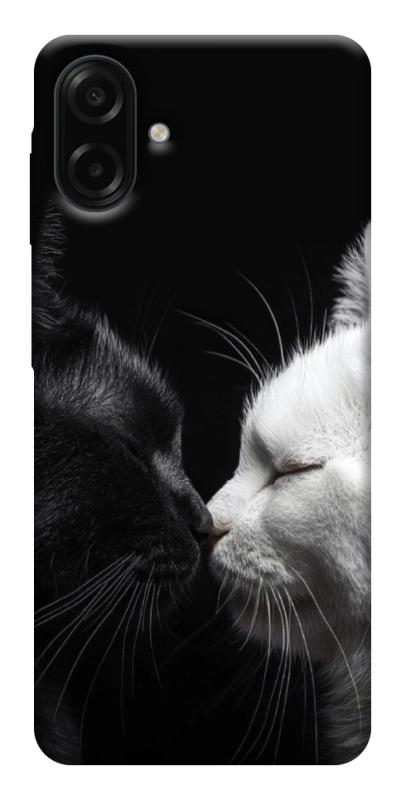 Чехол itsPrint Black and white cats для Samsung Galaxy A07, животные, купить оптом с доставкой