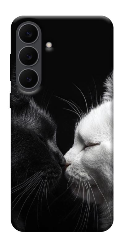 Чехол itsPrint Black and white cats для Samsung Galaxy S25 FE, животные, купить оптом с доставкой