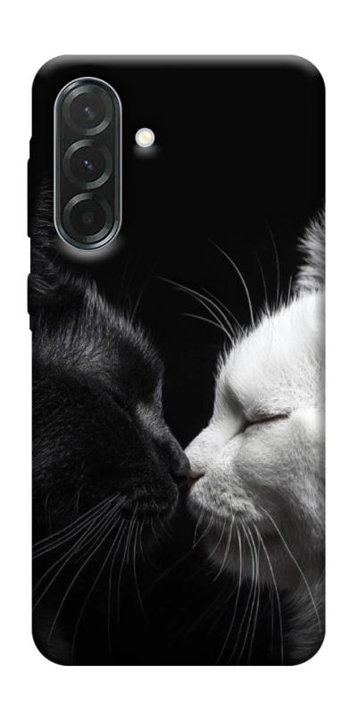 Чехол itsPrint Black and white cats для Samsung Galaxy A37 5G, животные, купить оптом с доставкой