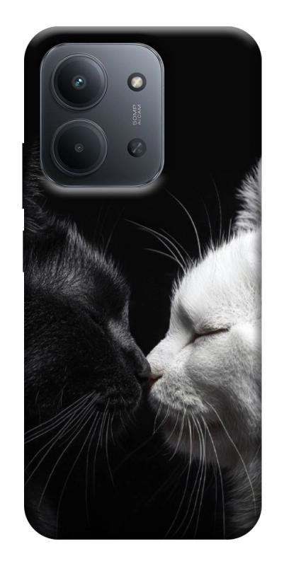 Чехол itsPrint Black and white cats для Xiaomi Redmi 15C (EU), животные, купить оптом с доставкой