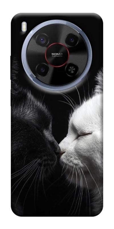 Чехол itsPrint Black and white cats для ZTE Nubia V70 Max, животные, купить оптом с доставкой