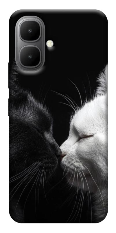 Чехол itsPrint Black and white cats для Infinix Smart 10, животные, купить оптом с доставкой