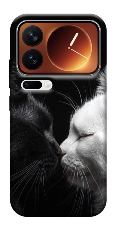 Чехол itsPrint Black and white cats для Xiaomi 17 Pro Max, животные, купить оптом с доставкой