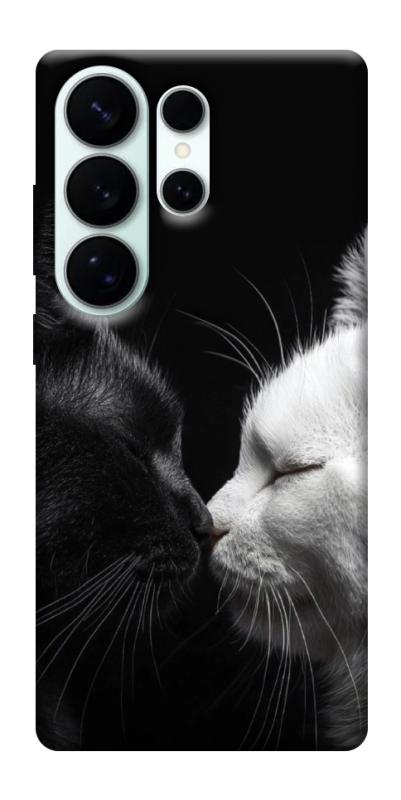 Чехол itsPrint Black and white cats для Samsung Galaxy S26 Ultra, животные, купить оптом с доставкой