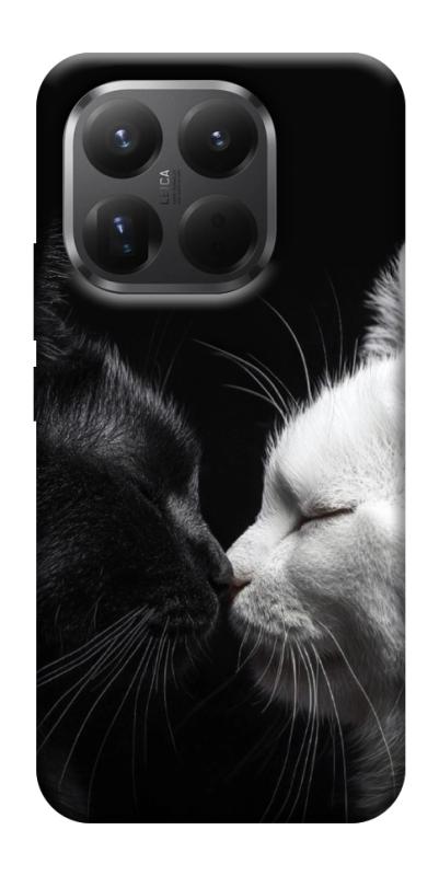 Чехол itsPrint Black and white cats для Xiaomi 15T Pro, животные, купить оптом с доставкой