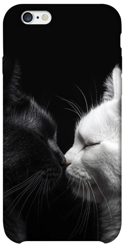 Чехол itsPrint Black and white cats для Apple iPhone 6/6s (4.7"), животные, купить оптом с доставкой