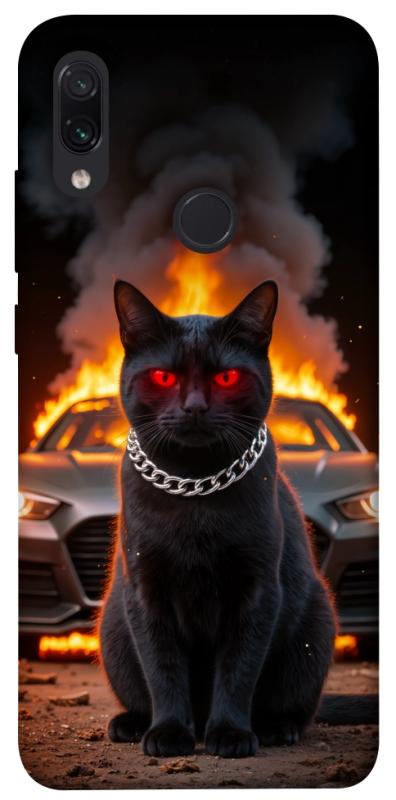 Чехол itsPrint Black trouble для Xiaomi Redmi Note 7 / Note 7 Pro / Note 7s, животные, купить оптом с доставкой