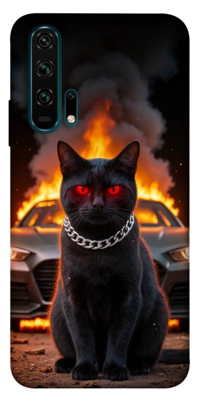 Чехол itsPrint Black trouble для Huawei Honor 20 Pro, животные, купить оптом с доставкой