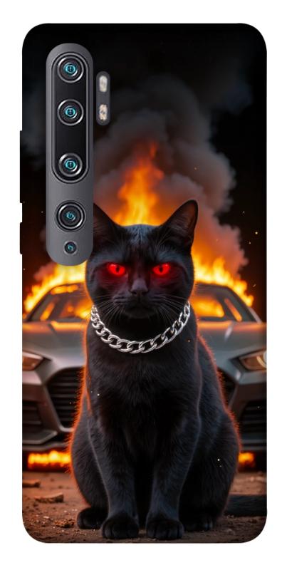 Чехол itsPrint Black trouble для Xiaomi Mi Note 10 / Note 10 Pro / Mi CC9 Pro, животные, купить оптом с доставкой