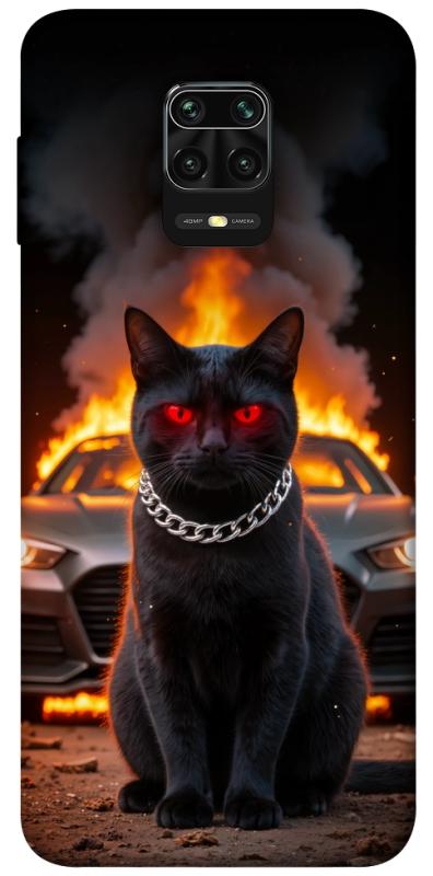 Чехол itsPrint Black trouble для Xiaomi Redmi Note 9s / Note 9 Pro / Note 9 Pro Max, животные, купить оптом с доставкой