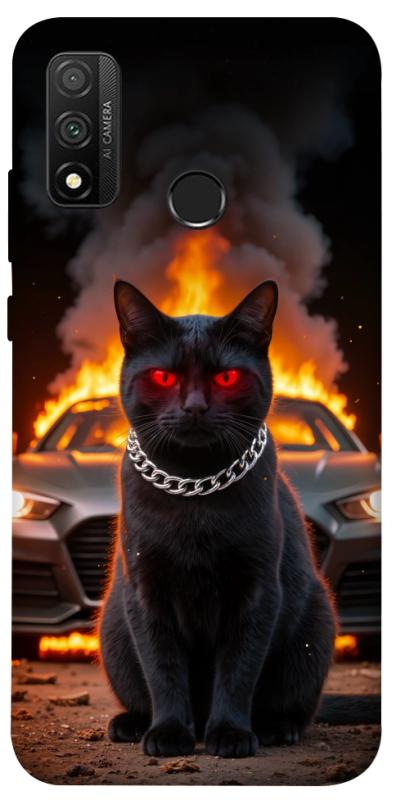 Чехол itsPrint Black trouble для Huawei P Smart (2020), животные, купить оптом с доставкой