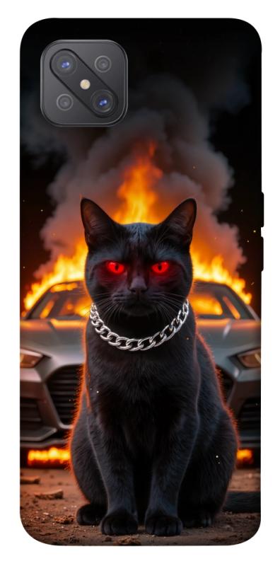 Чехол itsPrint Black trouble для Oppo A92s, животные, купить оптом с доставкой