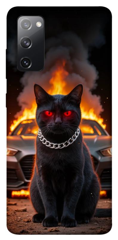 Чехол itsPrint Black trouble для Samsung Galaxy S20 FE, животные, купить оптом с доставкой