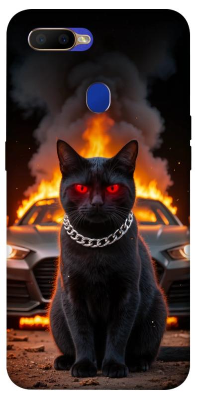 Чехол itsPrint Black trouble для Oppo A5s / Oppo A12, животные, купить оптом с доставкой
