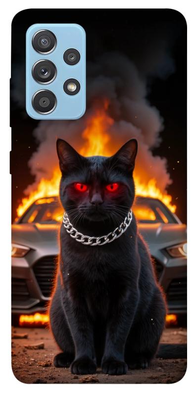 Чехол itsPrint Black trouble для Samsung Galaxy A52 4G / A52 5G, животные, купить оптом с доставкой
