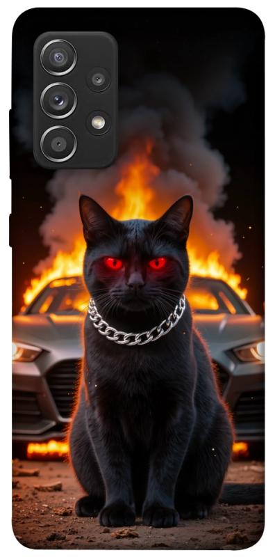 Чохол itsPrint Black trouble для Samsung Galaxy A52 4G / A52 5G, тварини, купити оптом з доставкою