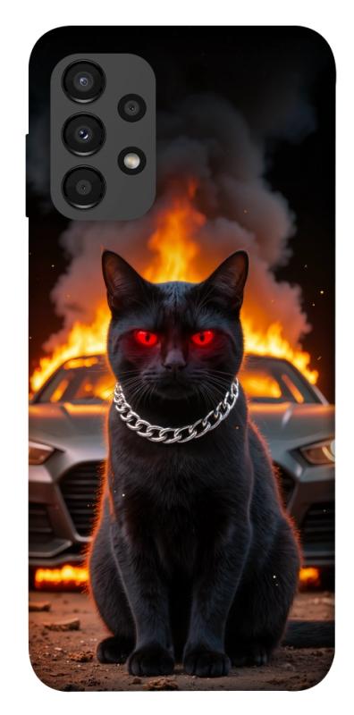 Чехол itsPrint Black trouble для Samsung Galaxy A13 4G, животные, купить оптом с доставкой