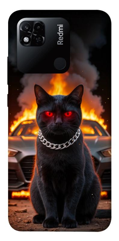 Чехол itsPrint Black trouble для Xiaomi Redmi 10A, животные, купить оптом с доставкой