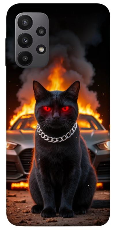 Чехол itsPrint Black trouble для Samsung Galaxy A23 4G, животные, купить оптом с доставкой
