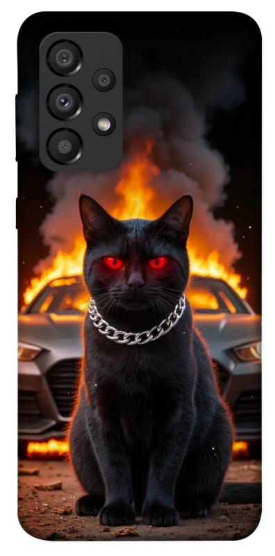 Чехол itsPrint Black trouble для Samsung Galaxy A33 5G, животные, купить оптом с доставкой