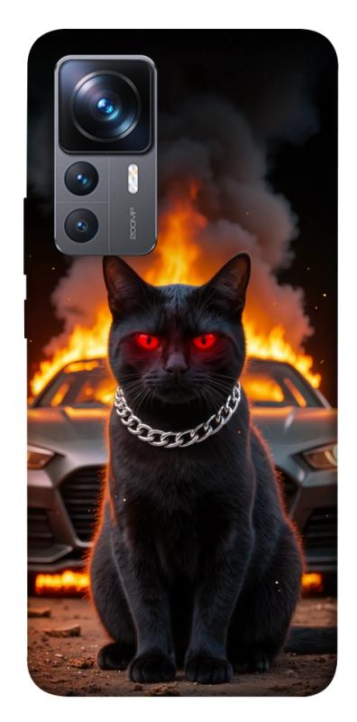 Чехол itsPrint Black trouble для Xiaomi 12T / 12T Pro, животные, купить оптом с доставкой