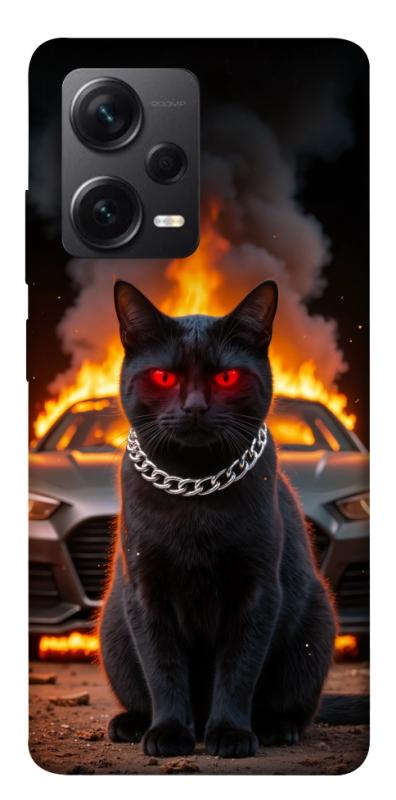 Чехол itsPrint Black trouble для Xiaomi Redmi Note 12 Pro+ 5G, животные, купить оптом с доставкой