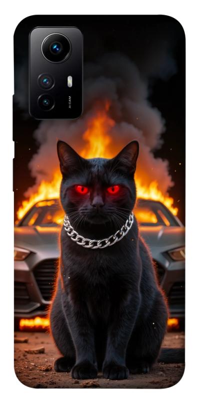 Чехол itsPrint Black trouble для Xiaomi Redmi Note 12S, животные, купить оптом с доставкой