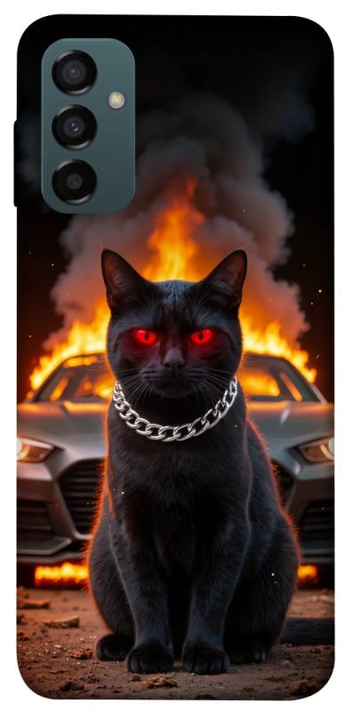 Чехол itsPrint Black trouble для Samsung Galaxy M34 5G, животные, купить оптом с доставкой