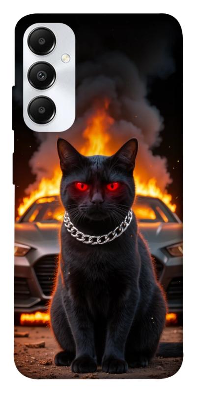 Чехол itsPrint Black trouble для Samsung Galaxy A05s, животные, купить оптом с доставкой