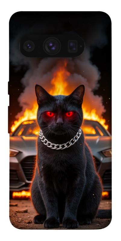 Чохол itsPrint Black trouble для Google Pixel 8 Pro, тварини, купити оптом з доставкою