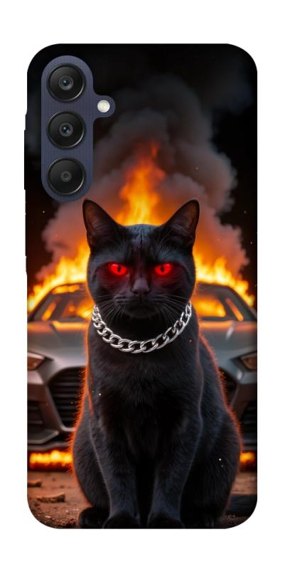 Чехол itsPrint Black trouble для Samsung Galaxy A25 5G, животные, купить оптом с доставкой