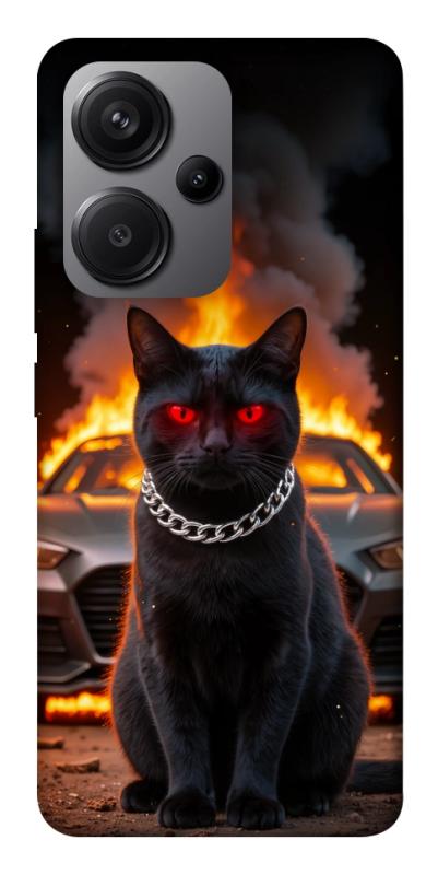 Чехол itsPrint Black trouble для Xiaomi Redmi Note 13 Pro+, животные, купить оптом с доставкой