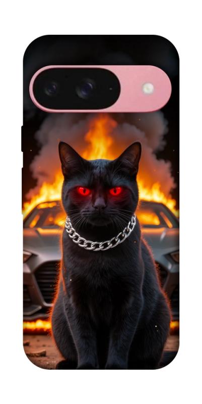 Чехол itsPrint Black trouble для Google Pixel 9, животные, купить оптом с доставкой