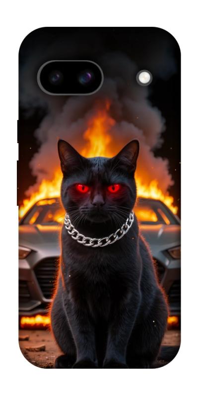 Чехол itsPrint Black trouble для Google Pixel 8a, животные, купить оптом с доставкой