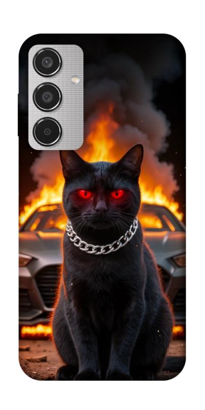 Чехол itsPrint Black trouble для Samsung Galaxy M35 5G, животные, купить оптом с доставкой