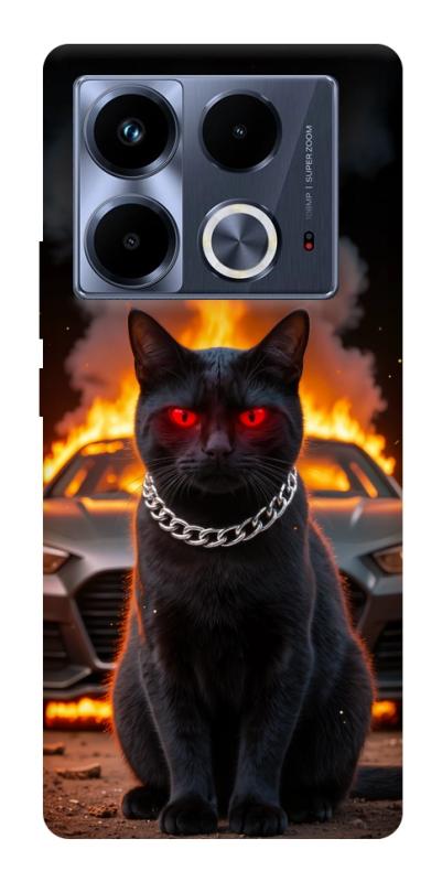 Чехол itsPrint Black trouble для Infinix Note 40 4G, животные, купить оптом с доставкой