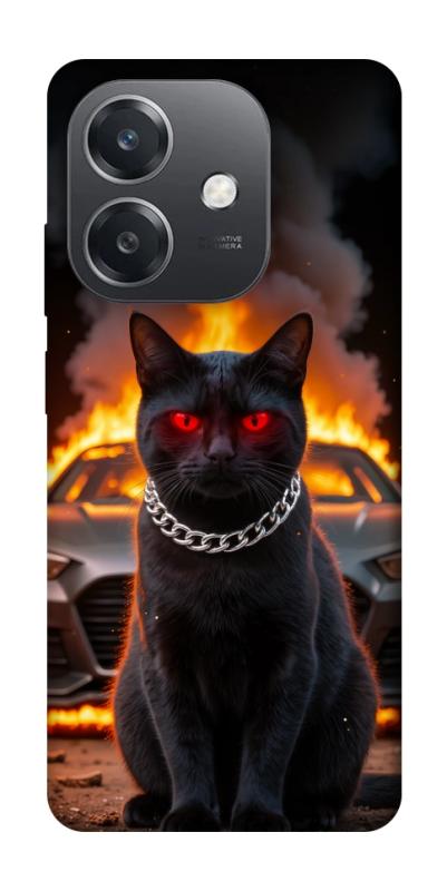 Чехол itsPrint Black trouble для Oppo A3 4G, животные, купить оптом с доставкой