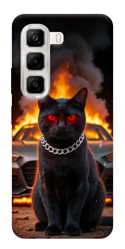 Чехол itsPrint Black trouble для Infinix Hot 50 4G, животные, купить оптом с доставкой