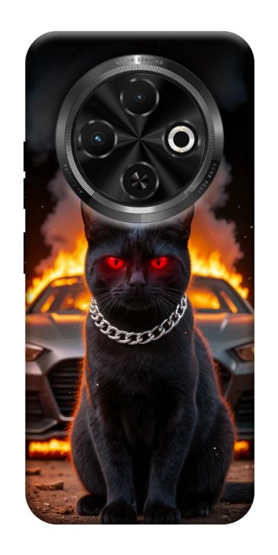 Чохол itsPrint Black trouble для TECNO Spark 30C, тварини, купити оптом з доставкою