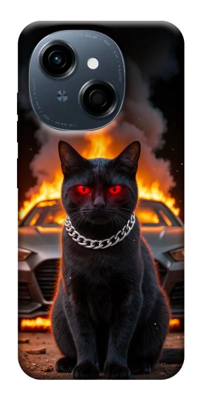 Чехол itsPrint Black trouble для TECNO Spark Go 1, животные, купить оптом с доставкой