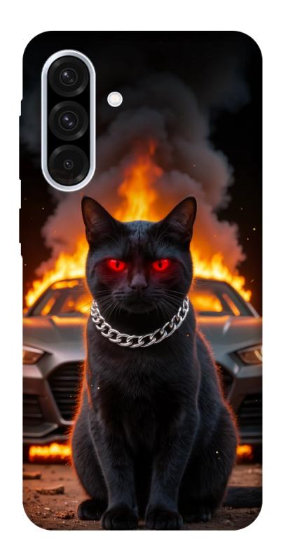 Чехол itsPrint Black trouble для Samsung Galaxy A56 5G, животные, купить оптом с доставкой