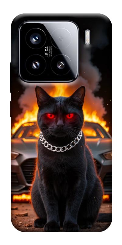 Чехол itsPrint Black trouble для Xiaomi 15, животные, купить оптом с доставкой