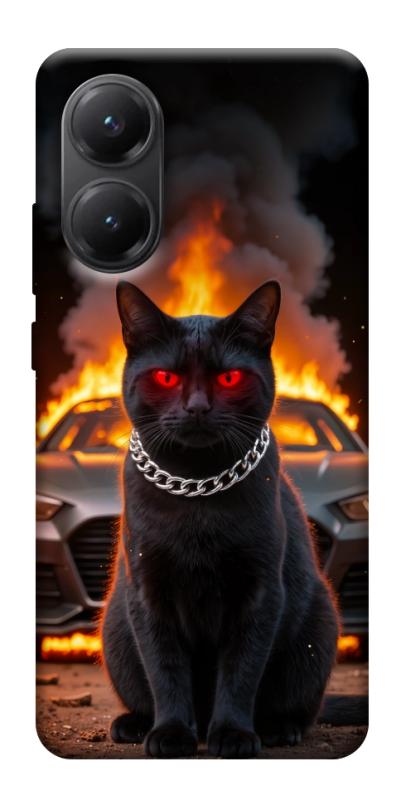 Чехол itsPrint Black trouble для Xiaomi Poco X7 Pro, животные, купить оптом с доставкой