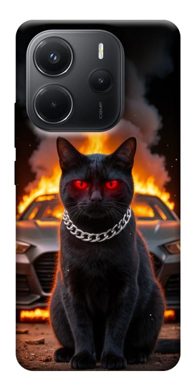 Чохол itsPrint Black trouble для Xiaomi Redmi Note 14 4G (Europe version), тварини, купити оптом з доставкою